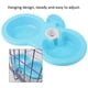 thumbnail image 1 of Cuenco de Agua para Jaula de Perro, Alimentador de Agua para Comida Colgante, Cuenco de Agua para Jaula de Perro, Cuenco de Comida para Conejos, Cuenco Doble para Perros, Gatos, Gatos,, 1 of 7