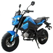 125cc Motorcycle Bike VADER 125 HELLCAT Dual Sports 125cc Motorcycle Bike Youth Adults Gas Motorcycle-Blue