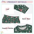 thumbnail image 3 of FORMRS Long Sleeve Top and Pants Pajama Set for Niños 2-Piece Sleepwear, Sizes 18M-8Y, Red Christmas Trees, 3 of 6