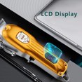 thumbnail image 2 of LCD Digital Display High-power Barber Home Electric Oil Head Clippers Professional Styling, 2 of 9