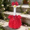 thumbnail image 3 of ddioayh Porch Goose Costume Set Butterflies Princess Tutu with Bow Headband for 23-Inch Geese Seasonal Lawn Decoration with Elastic Waistband, 3 of 6