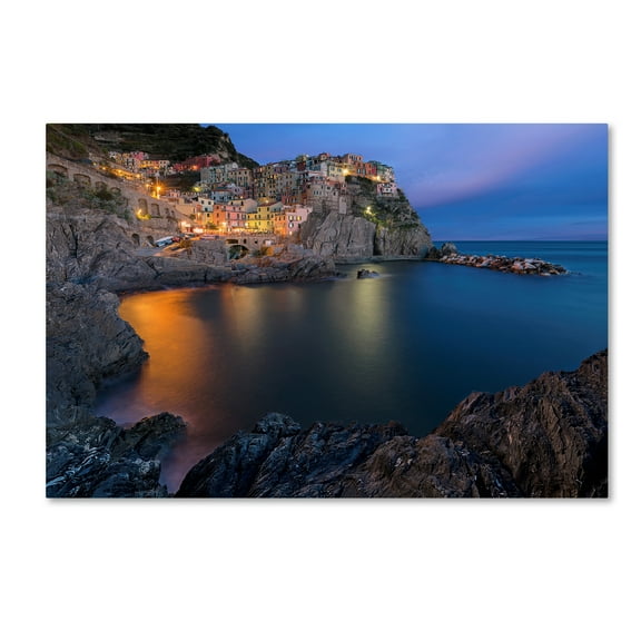 Trademark Fine Art 'Manarola Lifestyle' Canvas Art by Renee Doyle