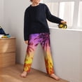 thumbnail image 5 of Hirioo Palm Trees at Sunset for Teenagers' Pajama Pants Womens Lounge Pants with Pockets Pj Bottoms Pants for Men-Large, 5 of 6