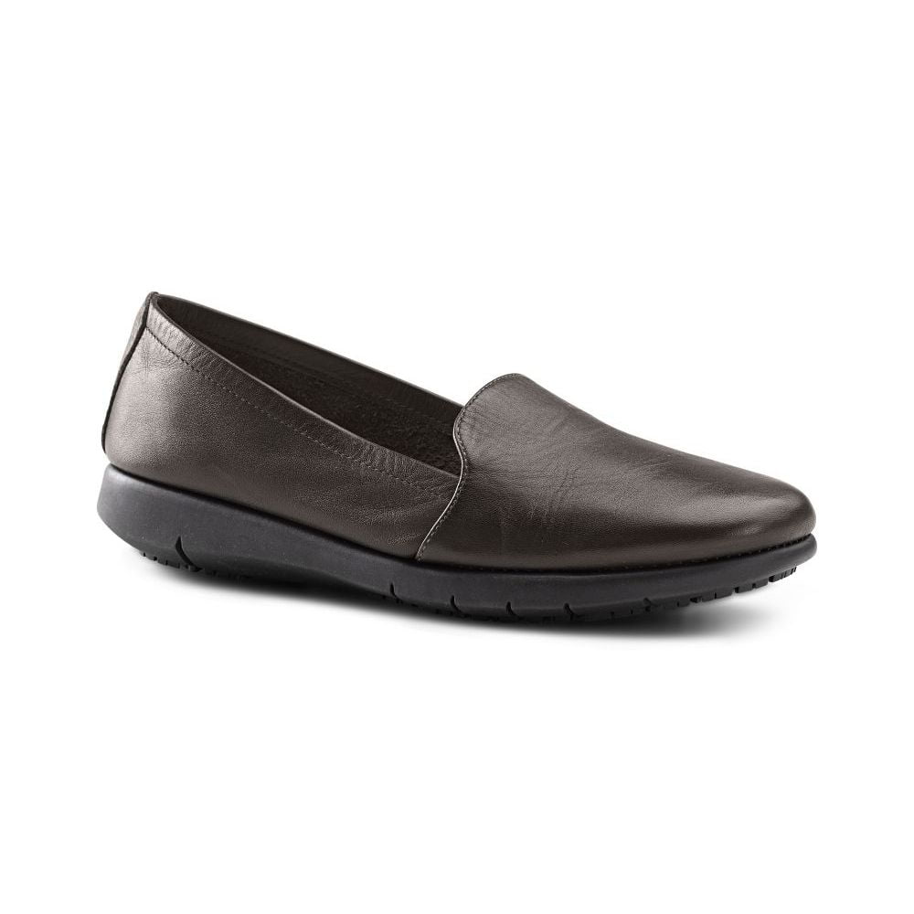 brown work heels