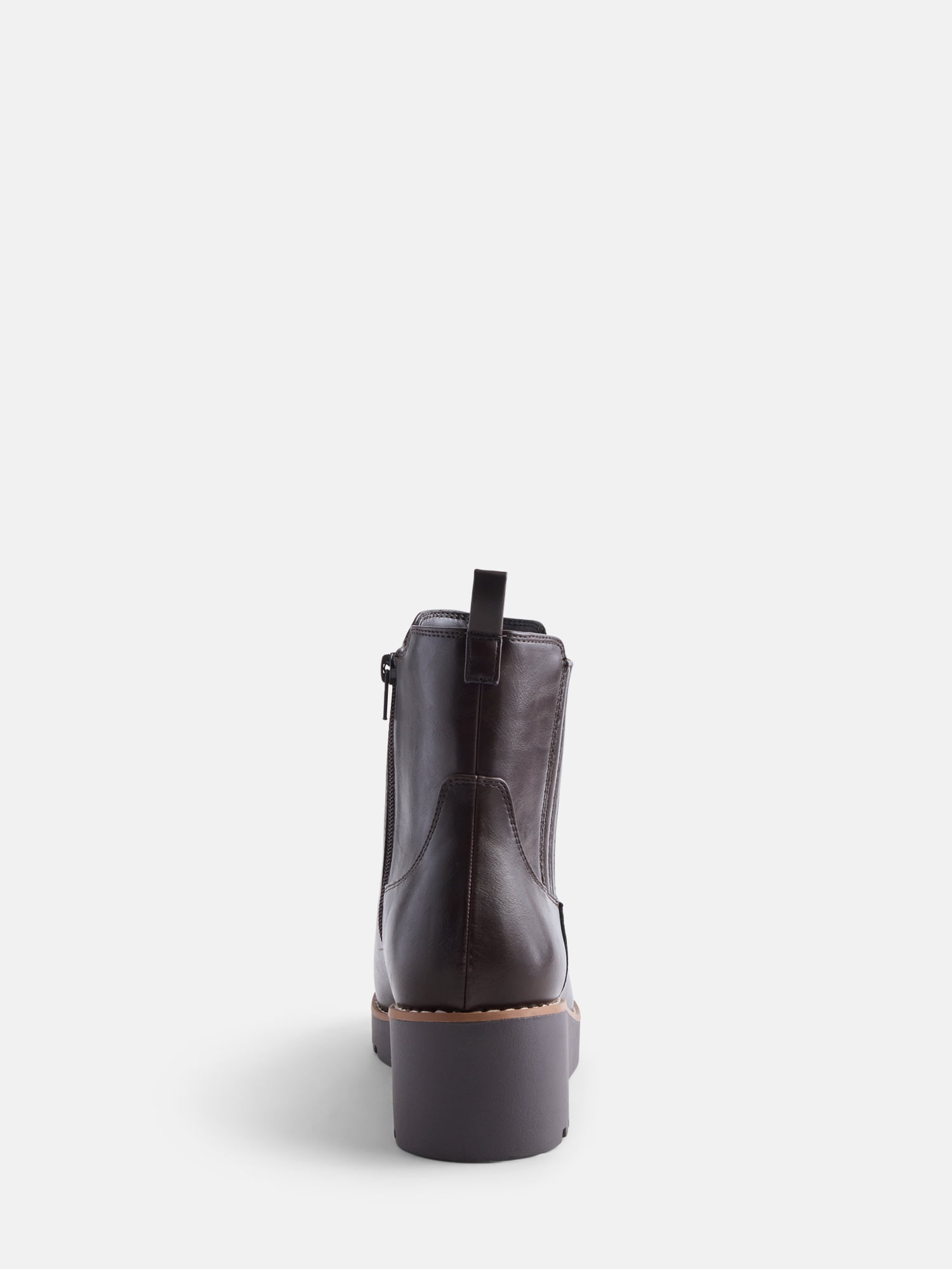 Time and Tru Women's Comfort Wedge Booties