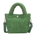 thumbnail image 1 of Bolso de mujer Salvador Corduroy Tote Bag verde, 1 of 6