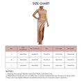 thumbnail image 2 of Women 2 Piece Skirt Sets Fashionable Pure Color High Slit Twist Sleeveless Tank Tops Long Skirt Set For Party Date, 2 of 5