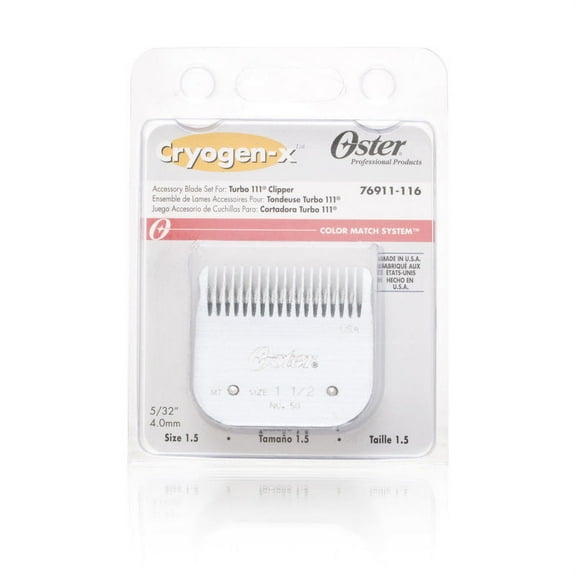 Oster Cryogen-X Replacement Blade Turbo 111 Size 1 1/2 Model No. 76911-116