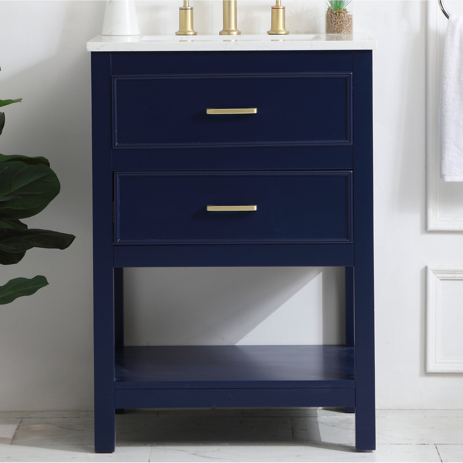 Goodin 24" Single Bathroom Vanity Set, Installation Required Yes