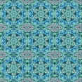 thumbnail image 1 of Ahgly Company Machine Washable Indoor Square Transitional Turquoise Green Area Rugs, 5' Square, 1 of 7