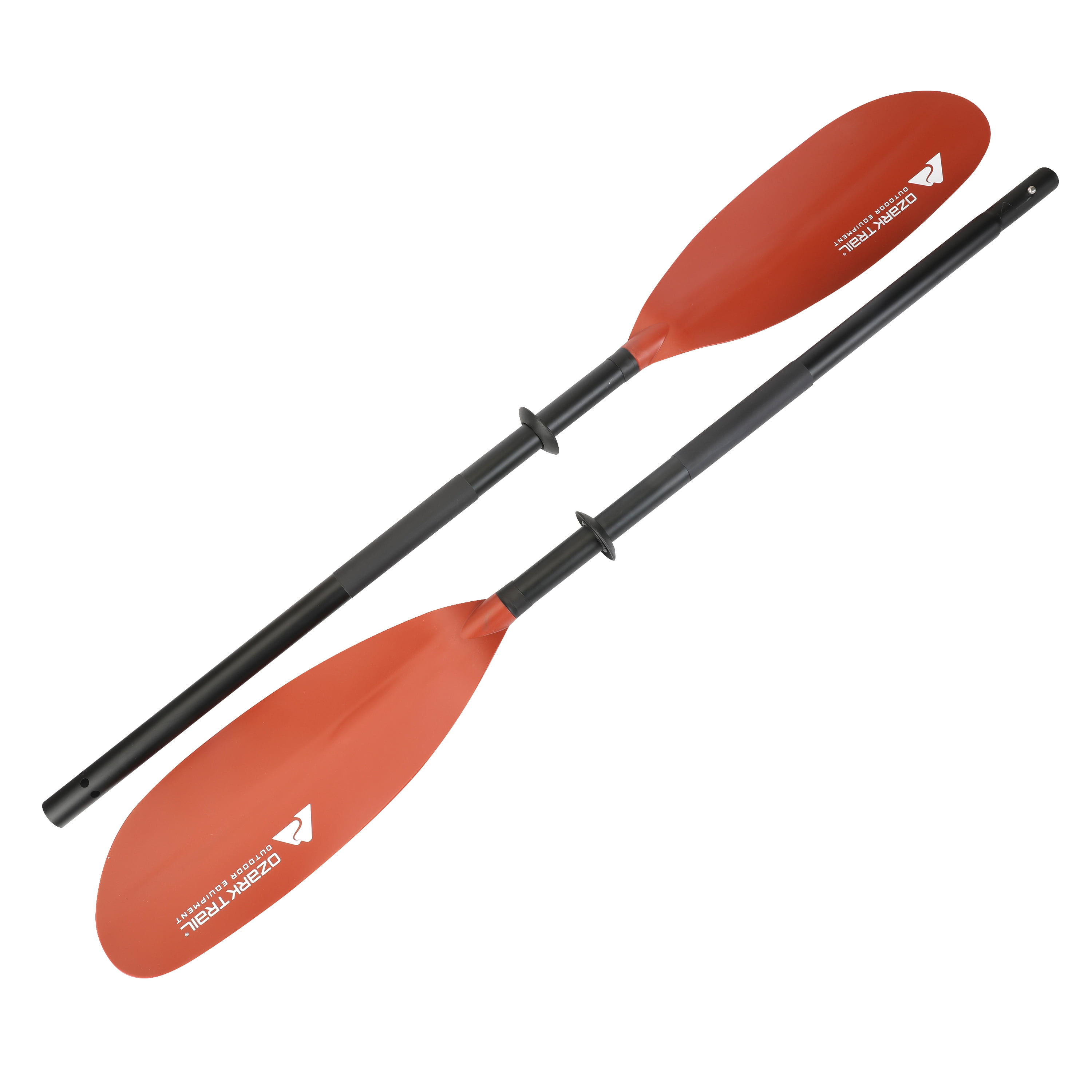 Ozark Trail Adult Adjustable Kayak Paddle, Rust, 220 cm Aluminum Shaft