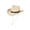 Cream, variant on Wide Brim Straw Cowboy Hat for Men Women, UPF50+ Adjustable Summer Beach Sun Hat