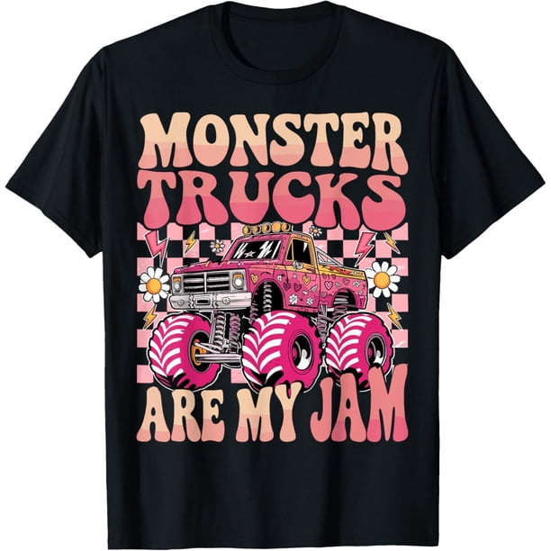 Monster Trucks are My Jam - Camiseta colorida de Monster Truck