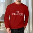thumbnail image 2 of RYDCOT Men's Letter Graphic Tees Long Sleeve Shirts for Men Y2K Crew Neck T-Shirt Oversized Tops Streetwear Wine, 2 of 5