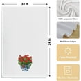 thumbnail image 5 of 2PCS Chinoiserie Kitchen Towels 16x24 Inches Blue and White Hydrangea Floral Dish Towels, Decorative Hand Towels for Bathroom and Kitchen, 5 of 5