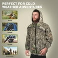 thumbnail image 4 of Mossy Oak Men's Insulated Camo Jacket – Country Roots Pattern – Quilted Lining, Cotton Twill Shell, Cold Weather Work Jacket, 2X, Country Roots, 4 of 8