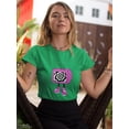 thumbnail image 2 of Toon Style Hypno Tv T-Shirt Women -Image by Shutterstock, Female Small, 2 of 4