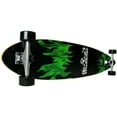 thumbnail image 2 of Krown Green Flame Complete Longboard Skateboard, 2 of 4