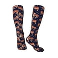 thumbnail image 4 of Haiem Leopard Print Socks, Funny Novelty Crazy Design Cotton Socks Sports Socks Knee High Socks For Men, Women,1Pairs - Gift For Working Friends, 4 of 9