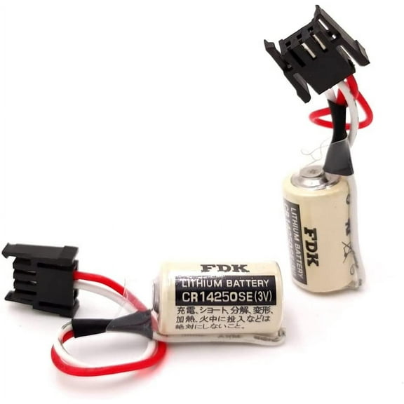 (2Pcs) CR14250SE 1/2AA 3V for FDK PLC Battery 1747-BA Backup Power Supply