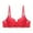 Red, variant on Push up Bras for Women Plus Size Bras Underwire Push up Stretch Cami Bras with Adjustable Straps Large Bust Bras with Support and Lift Lace Bras Everyday Bras Sleep Bras Red M