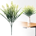 thumbnail image 2 of Artificial Lavender Flower Stems, Multicolor UV Resistant Fake Greenery Shrubs, Realistic Long Stemmed Faux Plants for Outdoor Indoor Home Garden Patio Wedding Party Floral Decor, 2 of 7