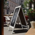 thumbnail image 4 of Flash Furniture Canterbury A-Frame Wood Magnetic Chalkboard Set in White, 4 of 7