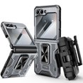 thumbnail image 1 of Funda VEGO para Samsung Galaxy Z Flip 6 con accesorios, color gris, 1 of 9