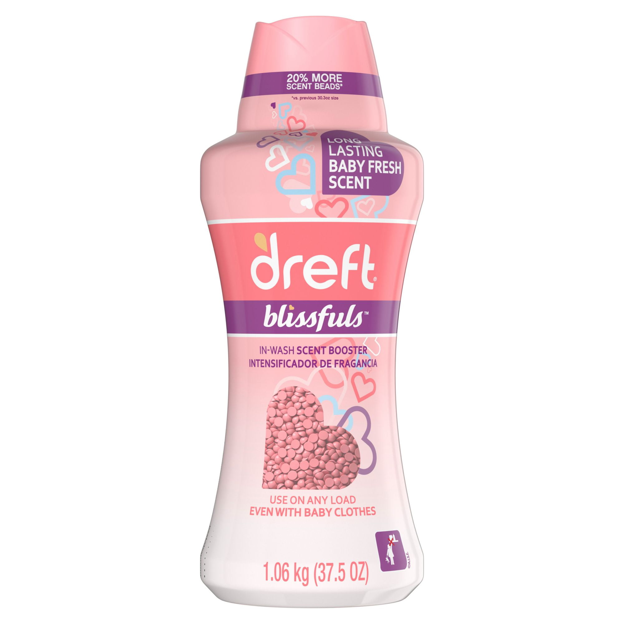 Dreft Baby Fresh Blissfuls InWash Scent Booster Beads, 37.5 oz
