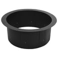 thumbnail image 2 of 36 Inch Metal Ring; Large Portable Outdoor Firepit for Backyard, Camping, Patio, Wood Burning, 2 of 6