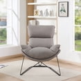 thumbnail image 6 of Ryedale Lounge Chair in Gray Fabric with Black Frame, 6 of 9