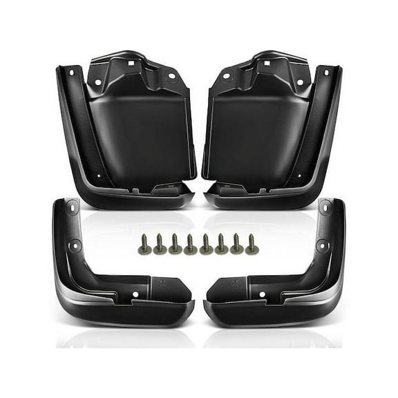 Mud Guard Set 4 - Compatible with 2012 - 2015 Honda Civic Sedan 2013 2014