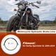 thumbnail image 2 of Kit de línea de freno hidráulico delantero de 42.5" Unique Bargains para manillar de 12 pulgadas para Harley Sportster XL 2004-2024 negro, 2 of 7