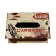 thumbnail image 1 of Caja de pañuelos retro con cubierta de madera, papel facial para decoración de bar, peluquería, almacenamiento de belleza Estilo blanco, 1 of 8