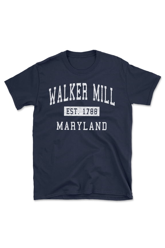 Walker Mill Maryland Classic Established Men's Cotton T-Shirt