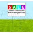 thumbnail image 1 of Sale (18" x 24") Yard Sign, Includes Metal Step Stake, 1 of 6