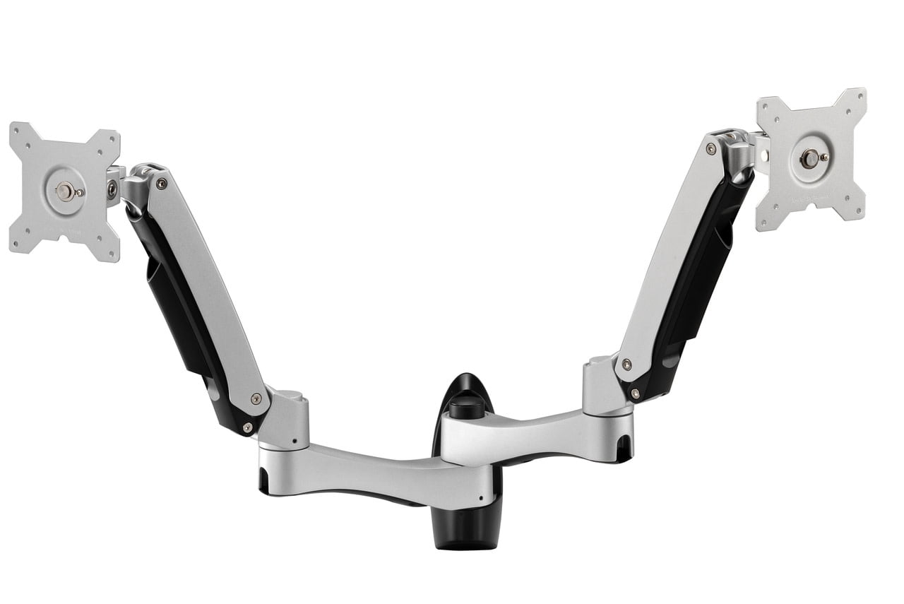 Amer Wall Mount for Monitor, Flat Panel Display - TAA Compliant - 2 Display(s) Supported24" Screen Support - 22.05 lb Load Capacity - 75 x 75 VESA Standard
