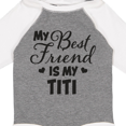 thumbnail image 4 of Inktastic My Best Friend is My Titi with Hearts Boys or Girls Long Sleeve Baby Bodysuit, 4 of 5