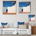 thumbnail image 4 of Designart "Greek Architectural Beauty By The Beach I" Port Landscape Canvas Art Print, 4 of 7
