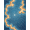 Blue, Pattern 3, variant on ODIKA 4'x6' Machine Washable Non-Slip Area Rug, Vintage Teal High Traffic Rug, Blue, 1235784