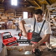thumbnail image 3 of CRAFTSMAN Air Compressor, 2 Gallon Portable Air Compressor, Twin Tank, 1/3 HP Oil-Free Max 125 PSI Pressure, Model: CMXECXA0220242, Red, 3 of 8