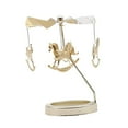thumbnail image 2 of Spinning Tea Light Candle Holder Candle Lover Ornament Rotating Candle Holder Rotating Rotating Candle Holder Rotating Candlestick Horse, 2 of 9