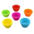 thumbnail image 2 of 7Penn Silicone Cupcake Baking Cups Reusable Muffin Liners Small 24pc Solid Color, 2 of 7