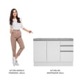 thumbnail image 4 of Gabinete Bajo Bufetera Madesa Glamy 120cm Con Encimera BB 02, 4 of 5