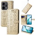 thumbnail image 3 of Funda Cartera FOXDOCK para OPPO Reno 14 5G , Flip PU con Relieve de Gatos y Perros, Tarjetero y Soporte, 3 of 6