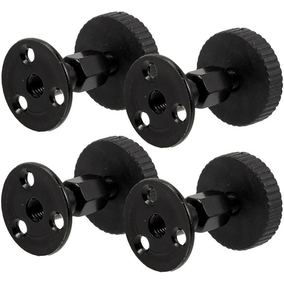 Supvox 4Pcs Bed Frame Support Anti Shake Adjustable Headboard Fixers Black