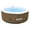 Brown & White, variant on ALEKO 210 Gallon Round Inflatable 4 Person Hot Tub Spa with Cover Light Blue and White Color