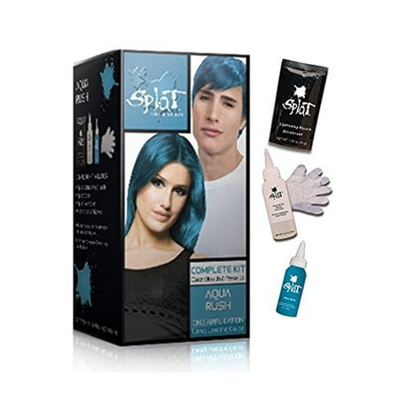 Splat Hair Color Aqua Rush Kit By Haircolor Splat Hair Color Aqua Rush Kit By Haircolor