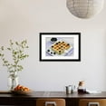 thumbnail image 2 of Poppy Seed Waffles with Ice Cream and Blueberries Framed Print Wall Art by ALein Sold by Art.Com, 2 of 4