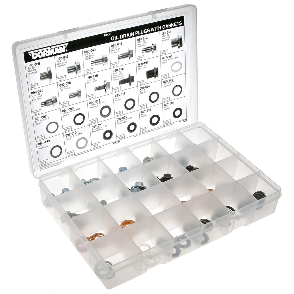 Dorman 030548 Engine Oil Drain Plug Assortment